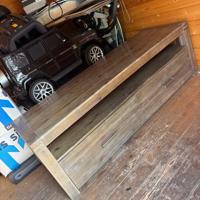 Massief houten tv-kast