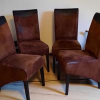 eetkamerstoel suede 