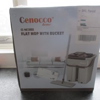 Cenocco Vlakke Mop met Emmer