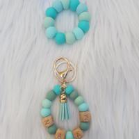 Baby-Mama geschenkset bijtring + gepersonaliseerde sleutelha