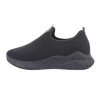 J107 Dames instap sneakers donkergrijs 43 (valt als 42)