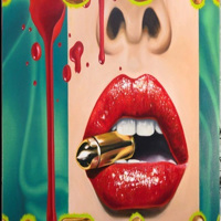nr 2019 Diamond Painting Fuck Yeah 50x40cm (rond)