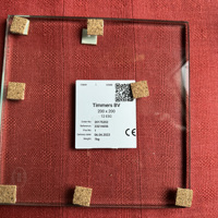 Gehard helder glas(plaatjes)  (3 stuks)