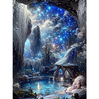 nr 63 Diamond Painting watervallen 50x40cm (vierkant)