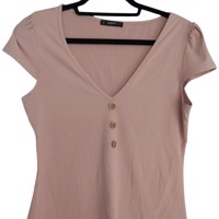 Shein stretchy shirt oudroze L