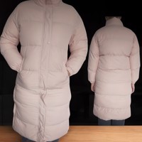 White Icy lange winterjas roze XS / 34 (Let op heeft 1 manke