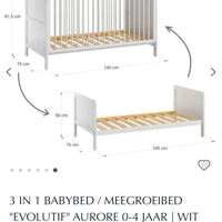 Meegroeibedje grijs