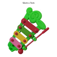 Mini formaat muziek Xylofoon Notenbalk Junior 12 X 7 Cm Groe