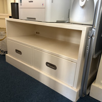 Door meubelmaker gemaakte TV-kast 100 x 45 x 55