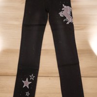 Seagull Wear - Stretchy - Skinny - jeans zwart Unicorn 164