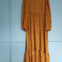 Shein oranje panterprint jurk XL