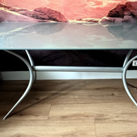 Mooie glazen eettafel /bureau