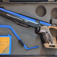 Diverse feinwerkbau wedstrijdpistolen 