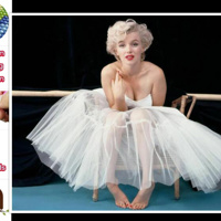 50x40cm Diamond Painting Marilyn Monroe (rond) nr 2026 