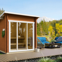 Sauna huis Tampere XXS | 40 mm | onbehandeld