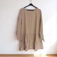 100% katoenen jurk beige L/40