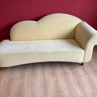 Gele loungebank/sofa 