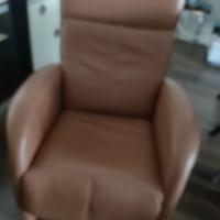 Leren  verstelbare Fauteuil