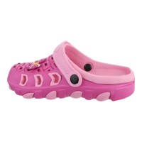 Slipper schoen donkerroze met strikje 30