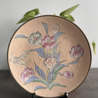 Groot decoratief bord - diameter 31,5 cm