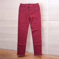 Drole de Copine stretchy zachte sterren broek rood S/36