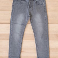 Grace Skinny Stretchy jeans grijs 128