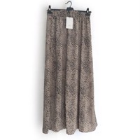 Lange rok beige zwart S