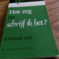 Vlaamse pockets : H. Heidbuchel  : Hoe zeg en schrijf ik het