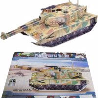 3D puzzel Tank 40 stukjes