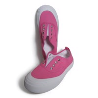 Lage gym / sneaker schoenen sier gaten roze 38