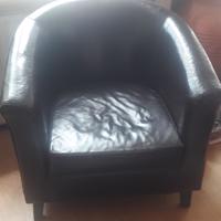 Leren fauteuiltje