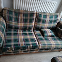 Bank met losse voetensteun 