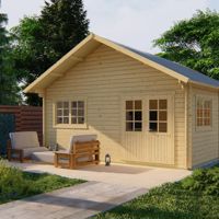 Blokhut - Tuinhuis Big Llanes | 44 mm | onbehandeld