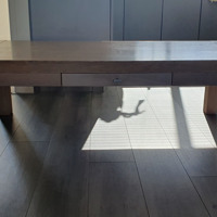 Zware houten salon tafel