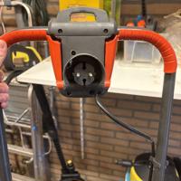 Elektrische grasmaaier met opvangbak