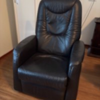 Donkerbruine elektrische relax fauteuil   relaxstoel