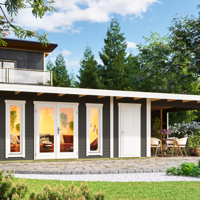 NIEUW Modern luxe blokhut 44mm---Sicily 2