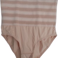 Corrigerende slip met extra hoge taileband beige XXL