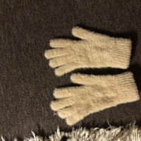 mooie  nieuw  warm  beige  handschoenen  met  label  lang  2