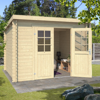 Blokhut Nadia 275x230 Onbehandeld vuren