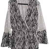 Emmash Paris playsuit zebra S