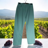 Jeans mintgroen recht model L/40