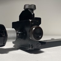 Stalen diopter met irisblende