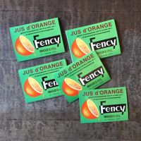 500 stuks Fency Jus d'Orange Etiketten