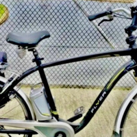 Als nieuwe Elektrische Flyer T-Serie Herenfiets met Tassen 