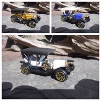 Luxe set classic cars modelauto 's K