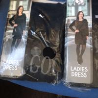 twee nieuw tricot verpakt jurkjes merk lady dress