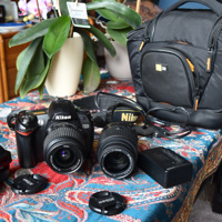 nikon d70 digitale reflexcamera set