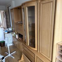 Mooi licht eiken wandmeubel