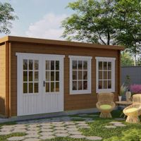 Blokhut - Tuinhuis Sadie | 40 mm | onbehandeld